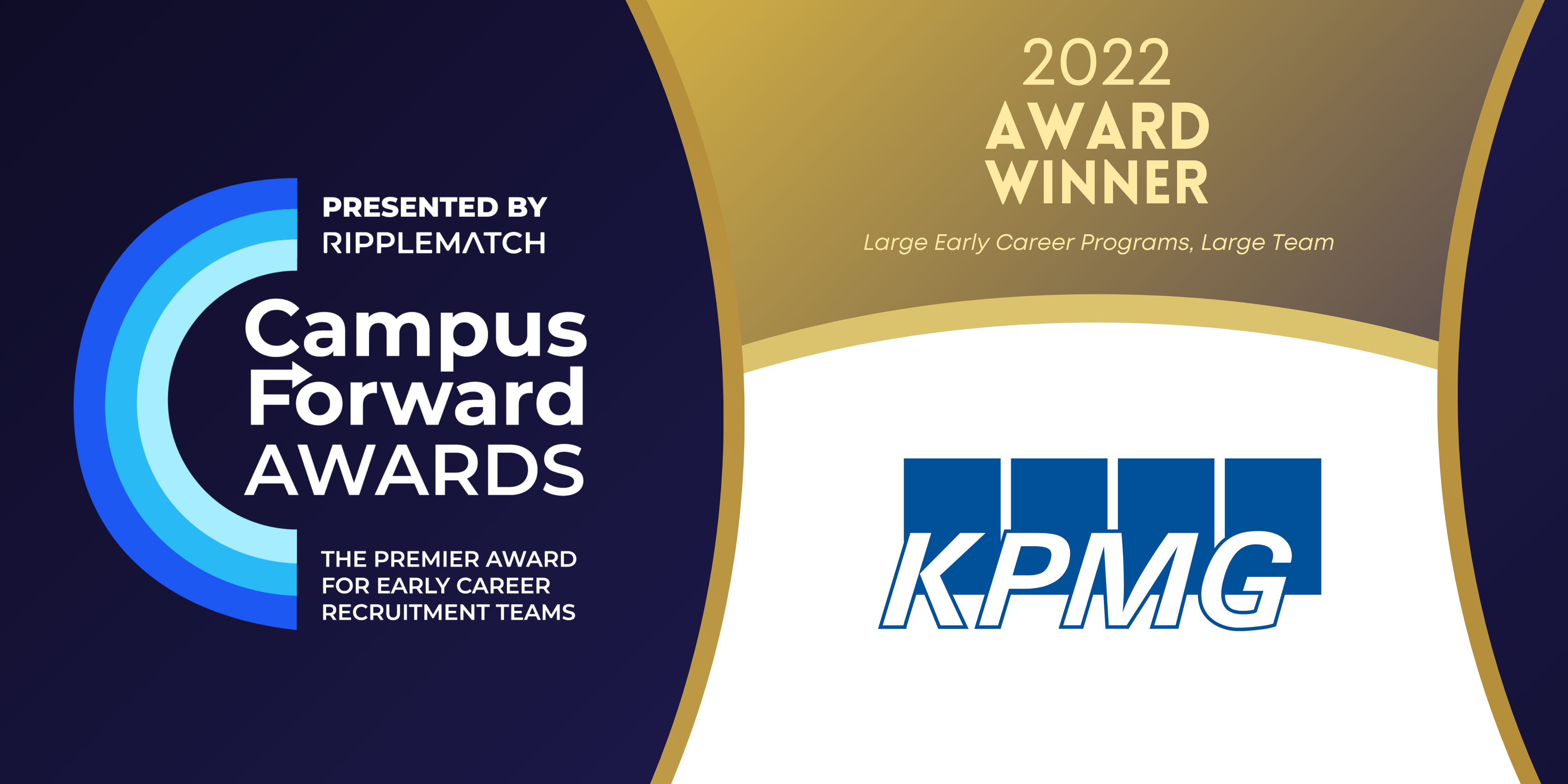 KPMG, LLP is a Campus Forward Award Winner 2022